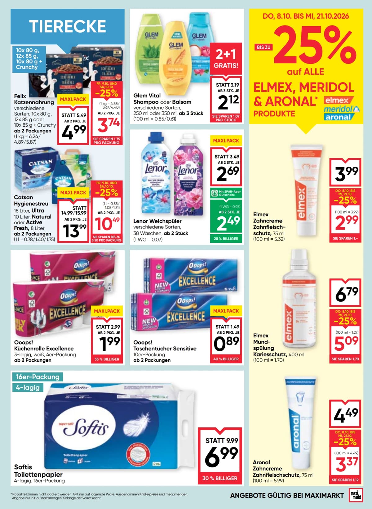 Seite 23 des Maximarkt Flugblatts – Aktuelles Flugblatt