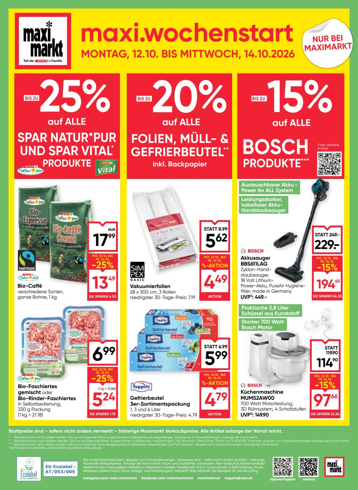 Seite 32 des Maximarkt Flugblatts – Aktuelles Flugblatt