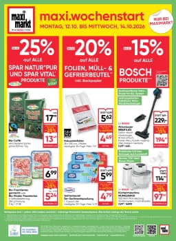 Seite 32 des Maximarkt Prospekts Aktuelles Flugblatt