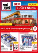 Titelblatt des Maximarkt Prospekts Linz - Neu Eröffnung