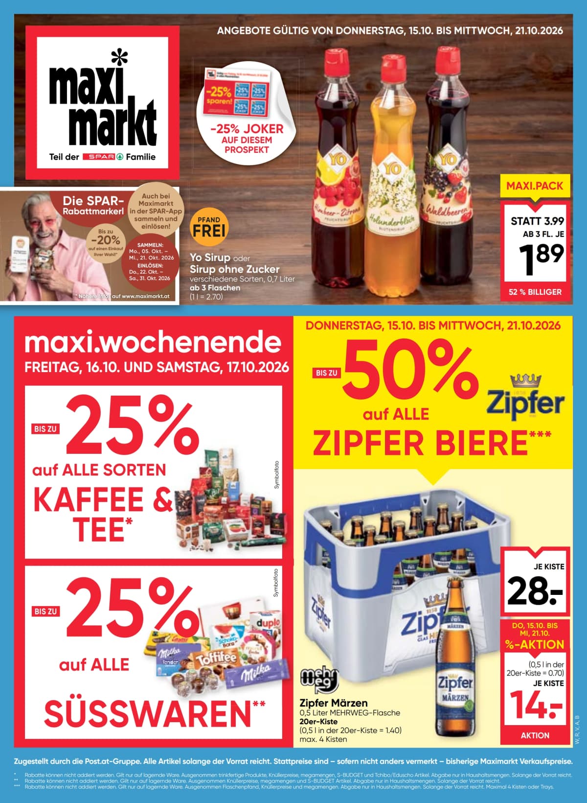 Maximarkt katalog Aktuelles Flugblatt, 15.10.2026. – 21.10.2026.