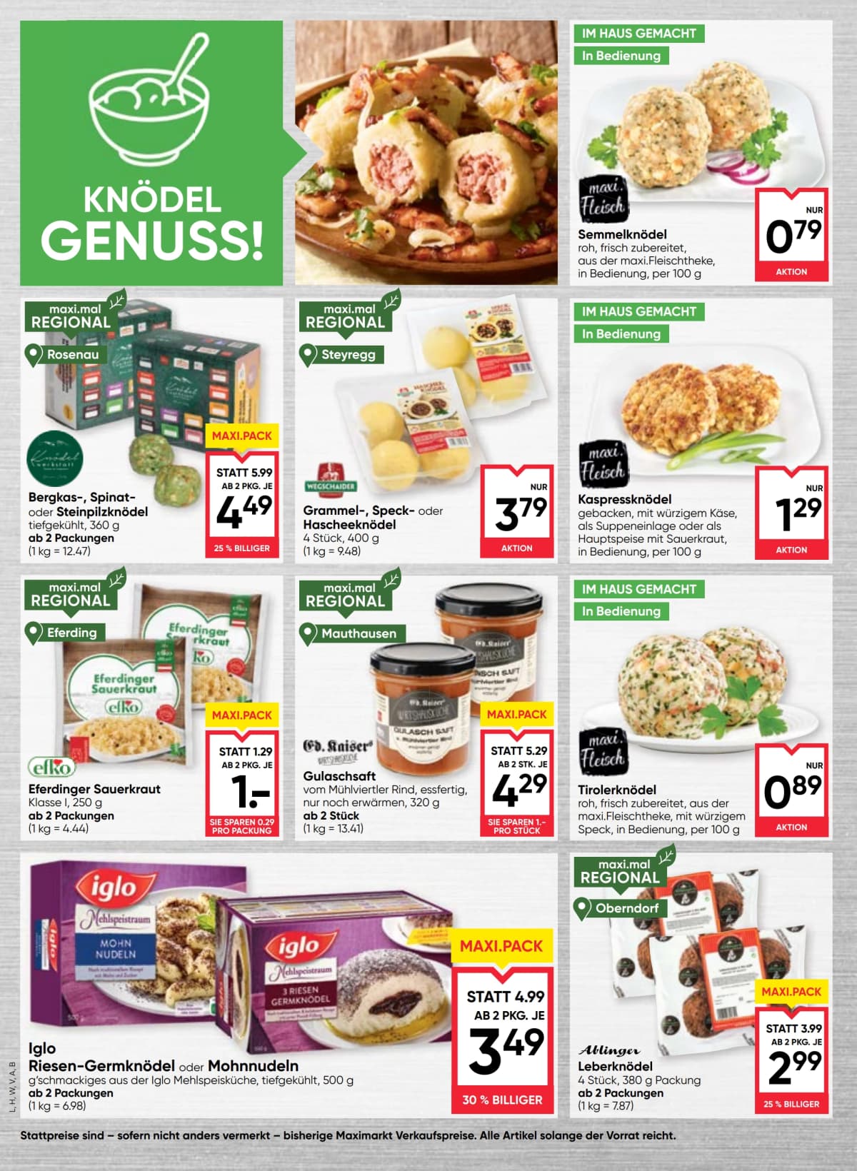 Seite 6 des Maximarkt Flugblatts – Aktuelles Flugblatt