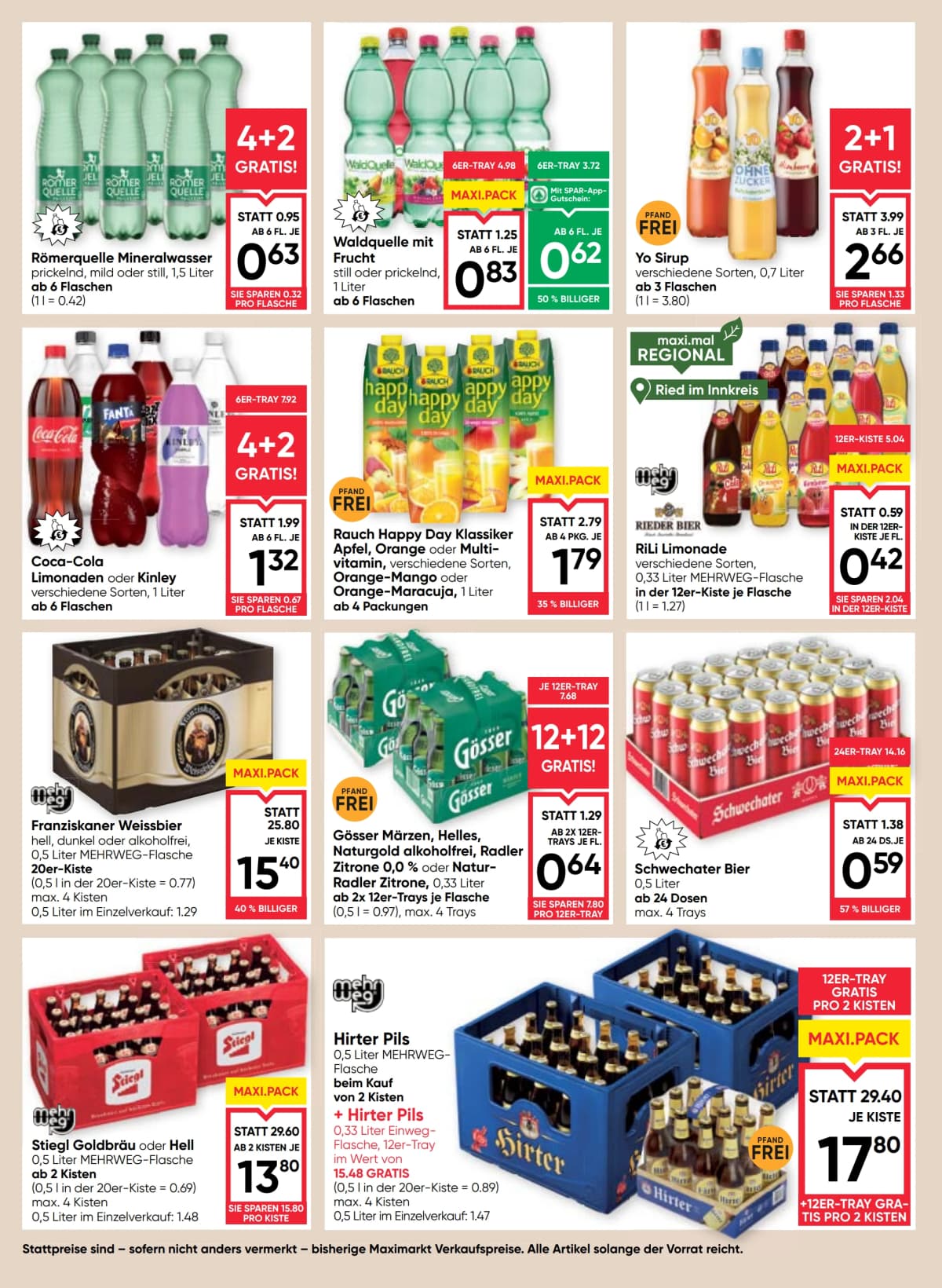 Seite 12 des Maximarkt Flugblatts – Aktuelles Flugblatt