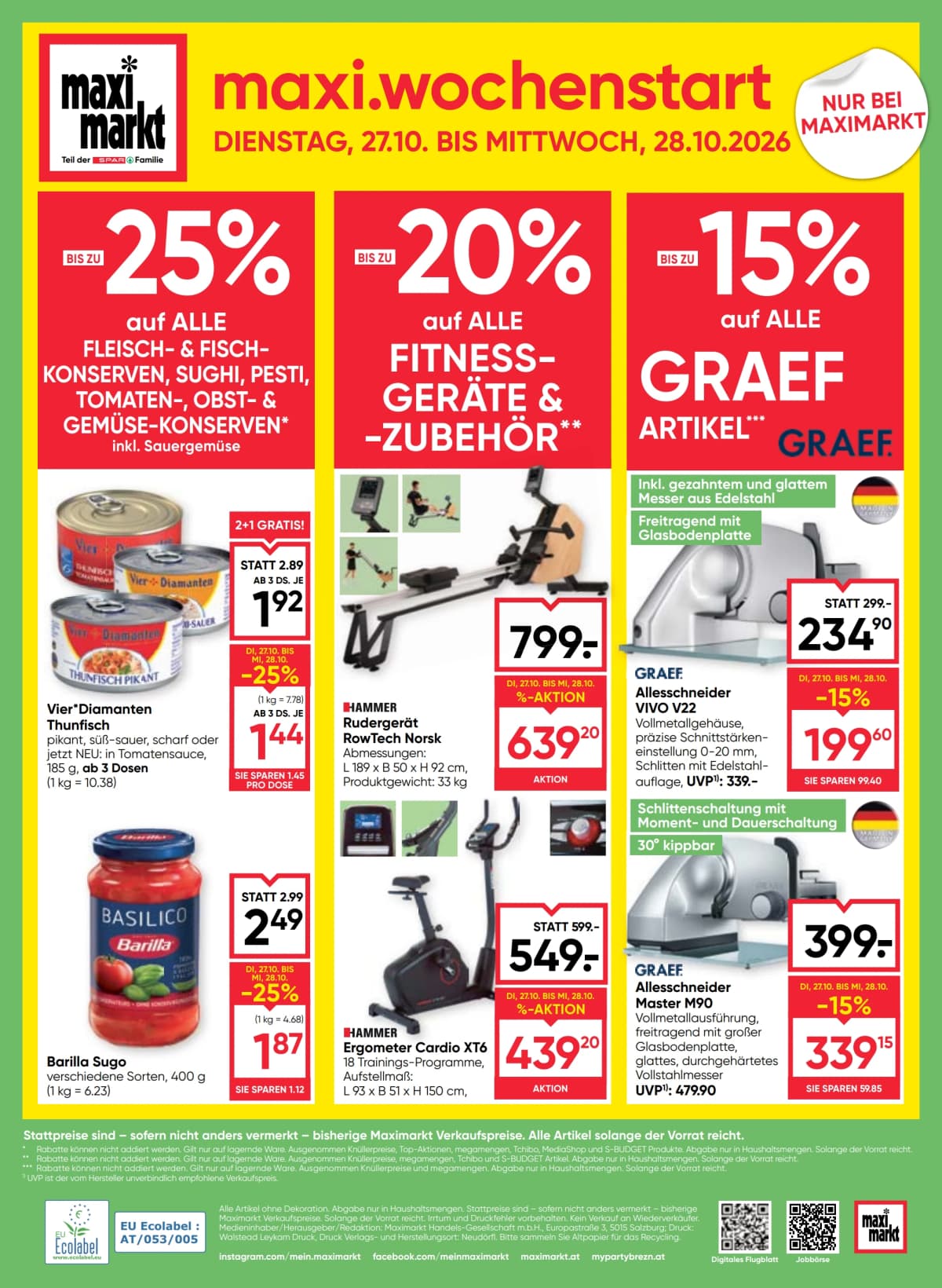 Seite 24 des Maximarkt Flugblatts – Aktuelles Flugblatt