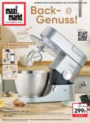 Titelblatt des Maximarkt Prospekts Back-Genuss