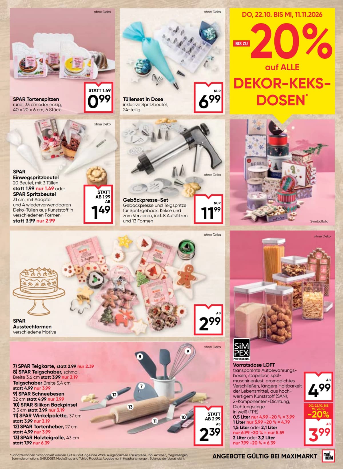 Seite 7 des Maximarkt Flugblatts – Back-Genuss