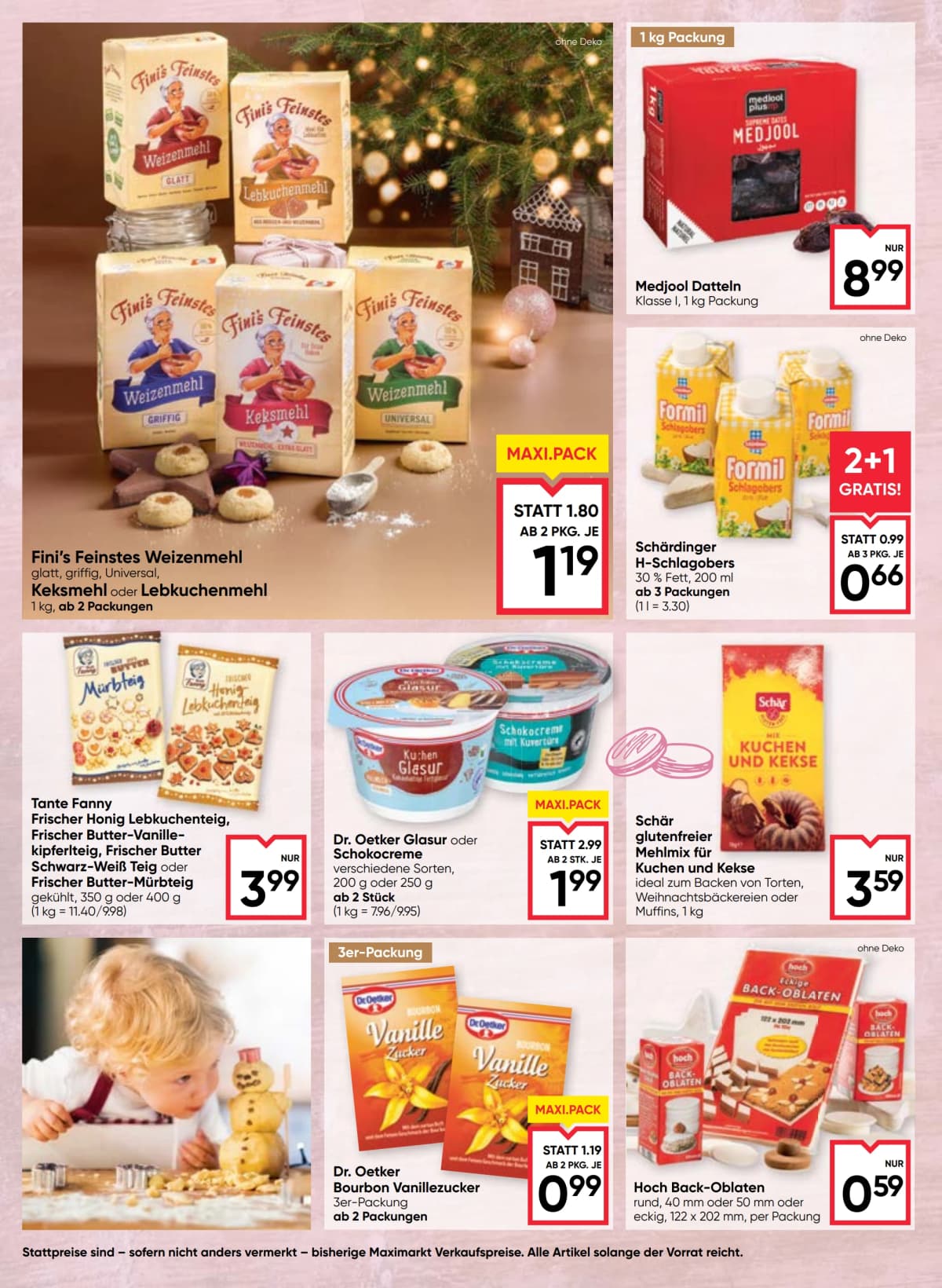 Seite 10 des Maximarkt Flugblatts – Back-Genuss