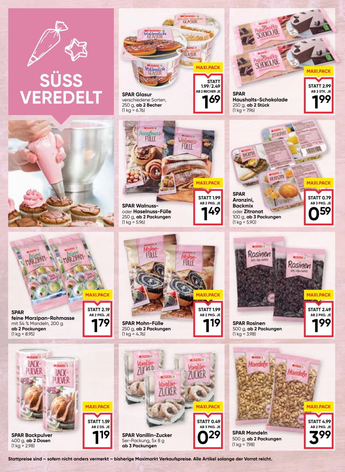 Seite 14 des Maximarkt Flugblatts – Back-Genuss