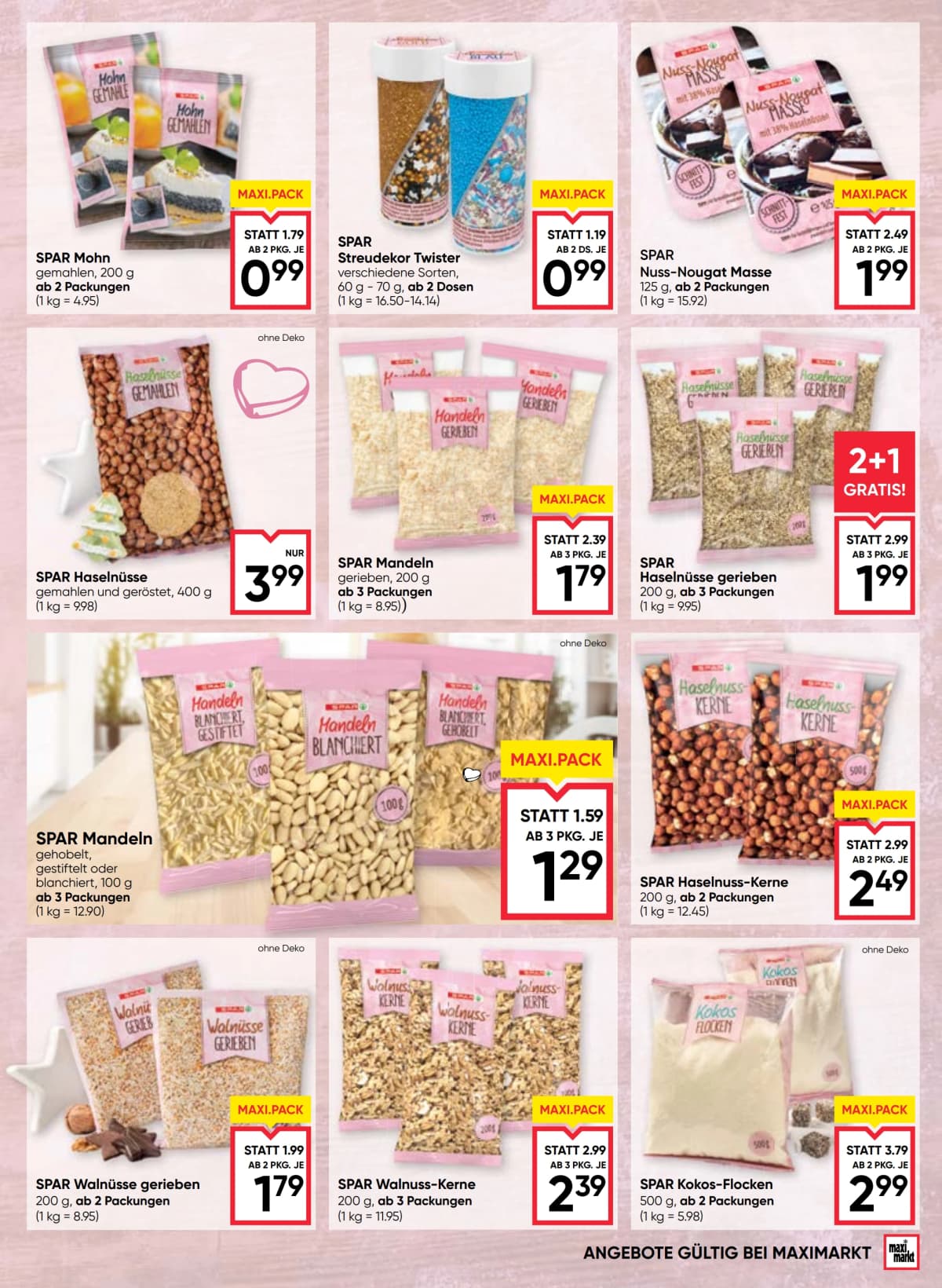 Seite 15 des Maximarkt Flugblatts – Back-Genuss