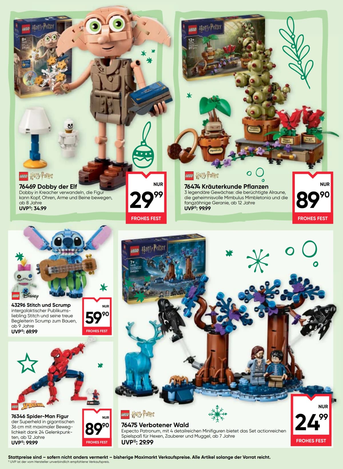 Seite 4 des Maximarkt Flugblatts – Frohlicher Spielspass Uberall