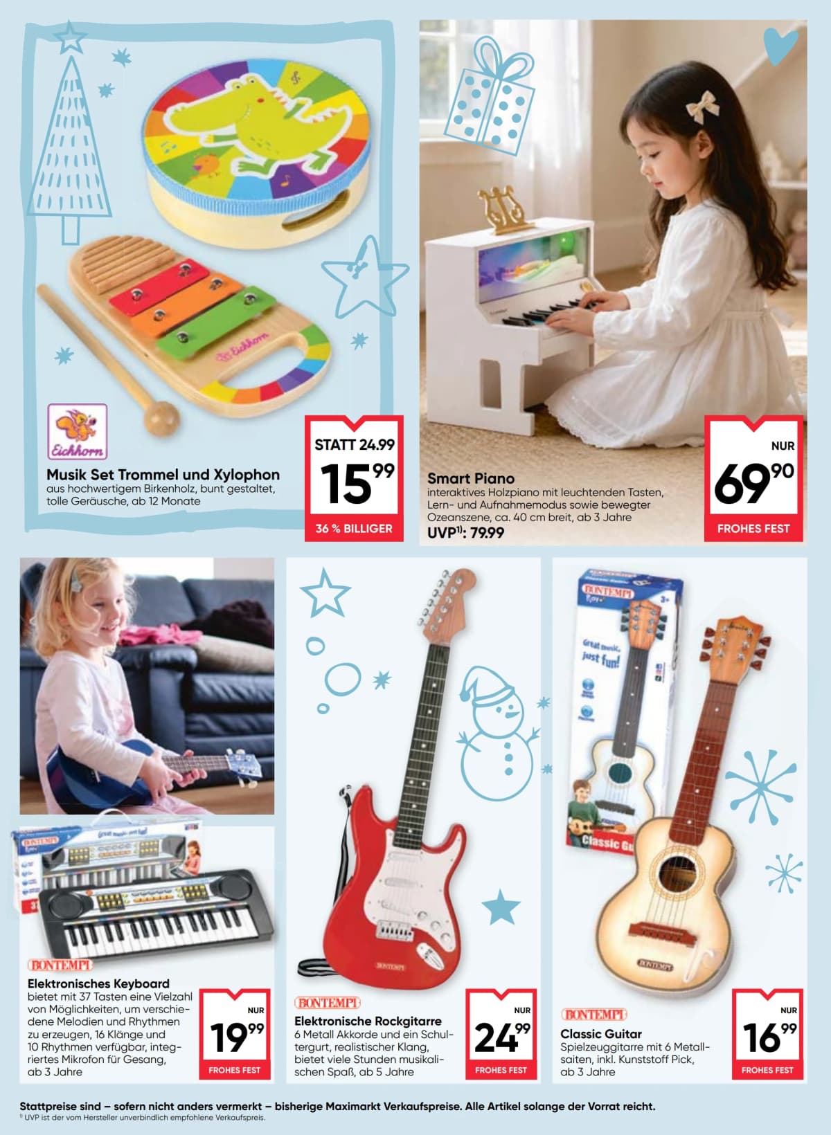 Seite 8 des Maximarkt Flugblatts – Frohlicher Spielspass Uberall