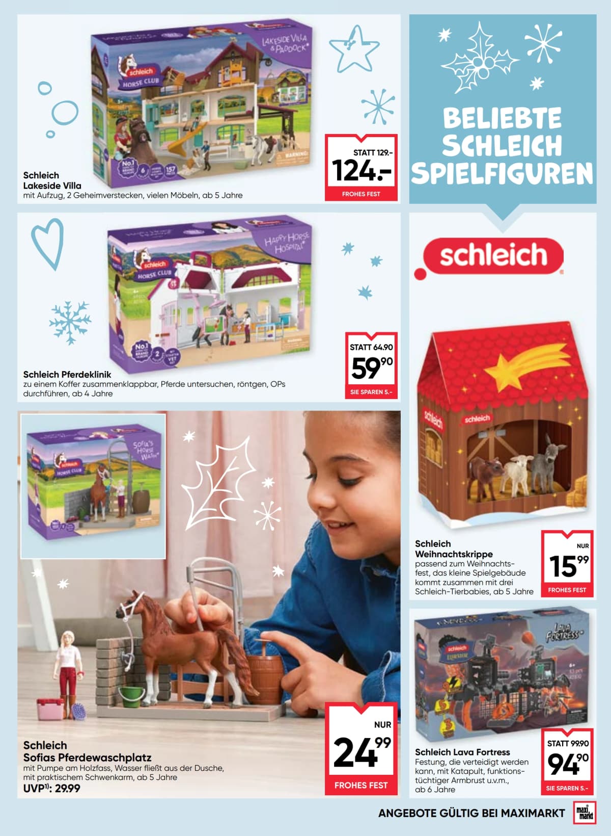 Seite 9 des Maximarkt Flugblatts – Frohlicher Spielspass Uberall