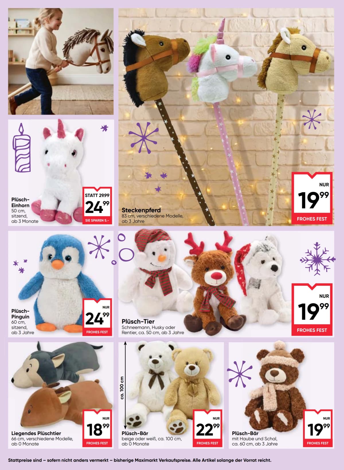 Seite 16 des Maximarkt Flugblatts – Frohlicher Spielspass Uberall