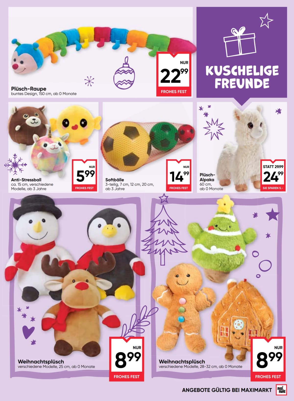 Seite 17 des Maximarkt Flugblatts – Frohlicher Spielspass Uberall