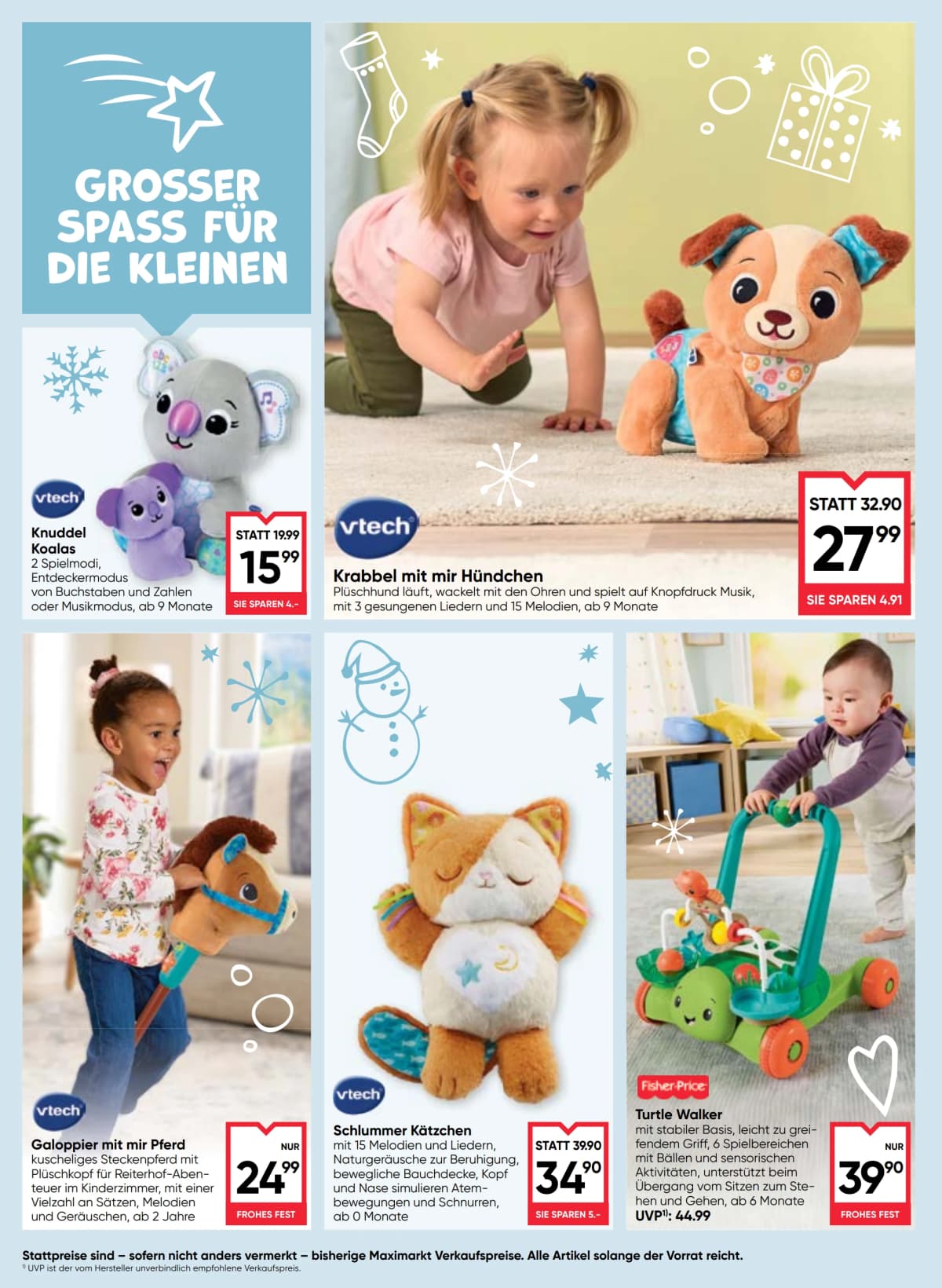 Seite 20 des Maximarkt Flugblatts – Frohlicher Spielspass Uberall