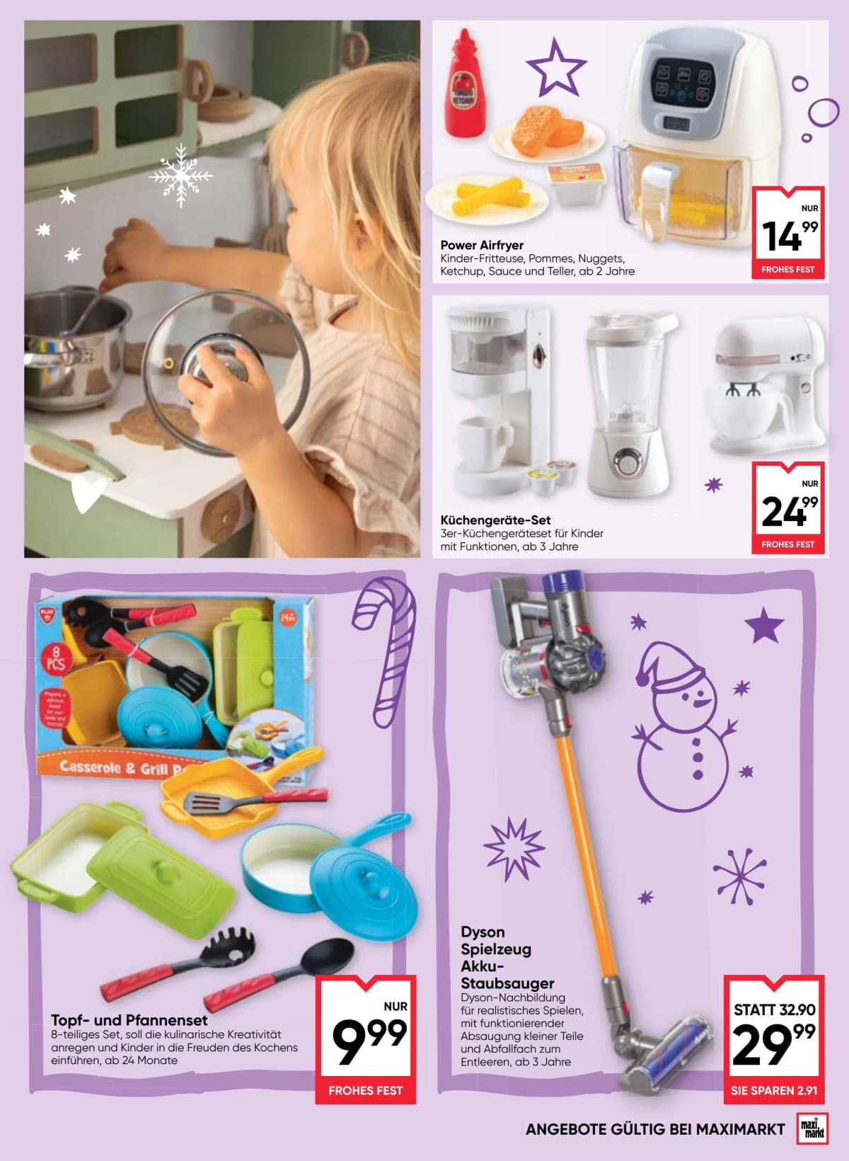 Seite 27 des Maximarkt Flugblatts – Frohlicher Spielspass Uberall
