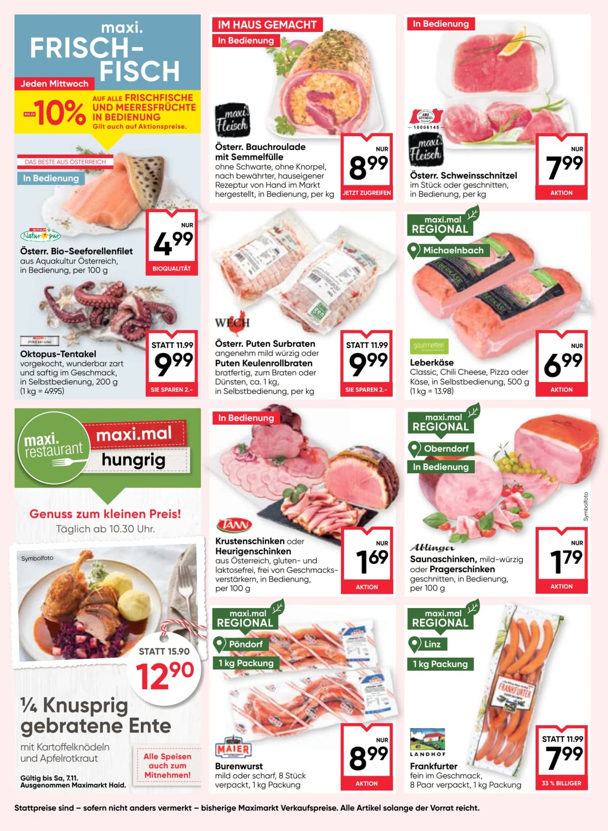 Seite 8 des Maximarkt Flugblatts – Aktuelles Flugblatt
