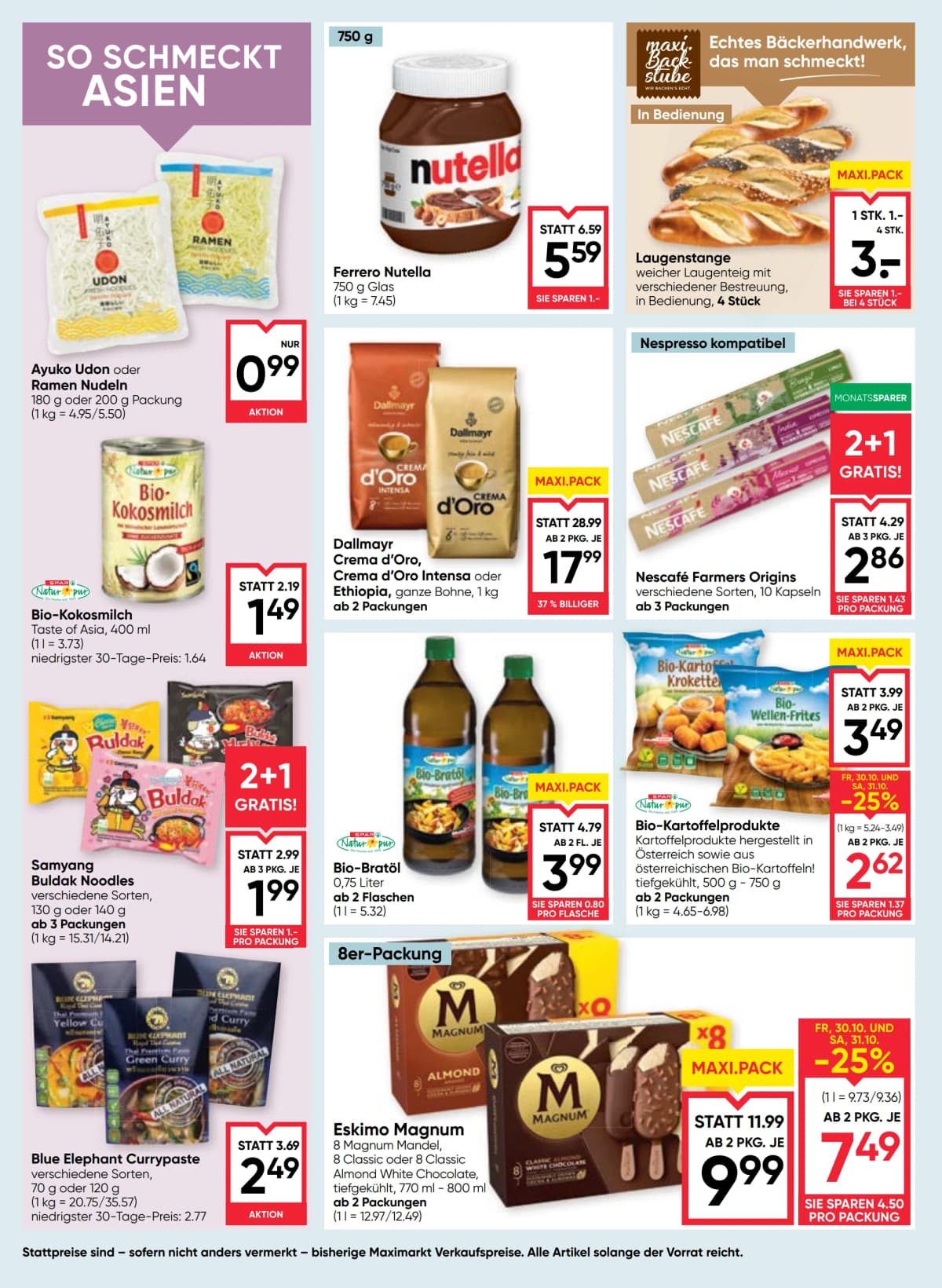 Seite 10 des Maximarkt Flugblatts – Aktuelles Flugblatt