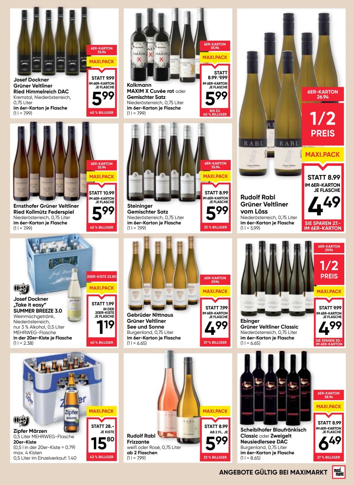 Seite 13 des Maximarkt Flugblatts – Aktuelles Flugblatt
