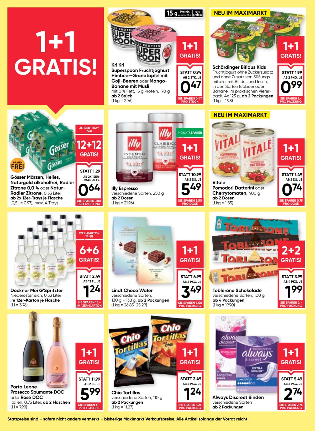 Seite 14 des Maximarkt Flugblatts – Aktuelles Flugblatt