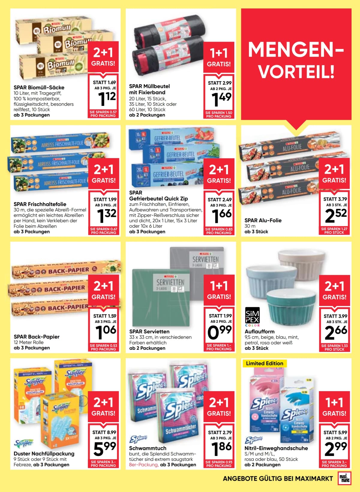 Seite 17 des Maximarkt Flugblatts – Aktuelles Flugblatt