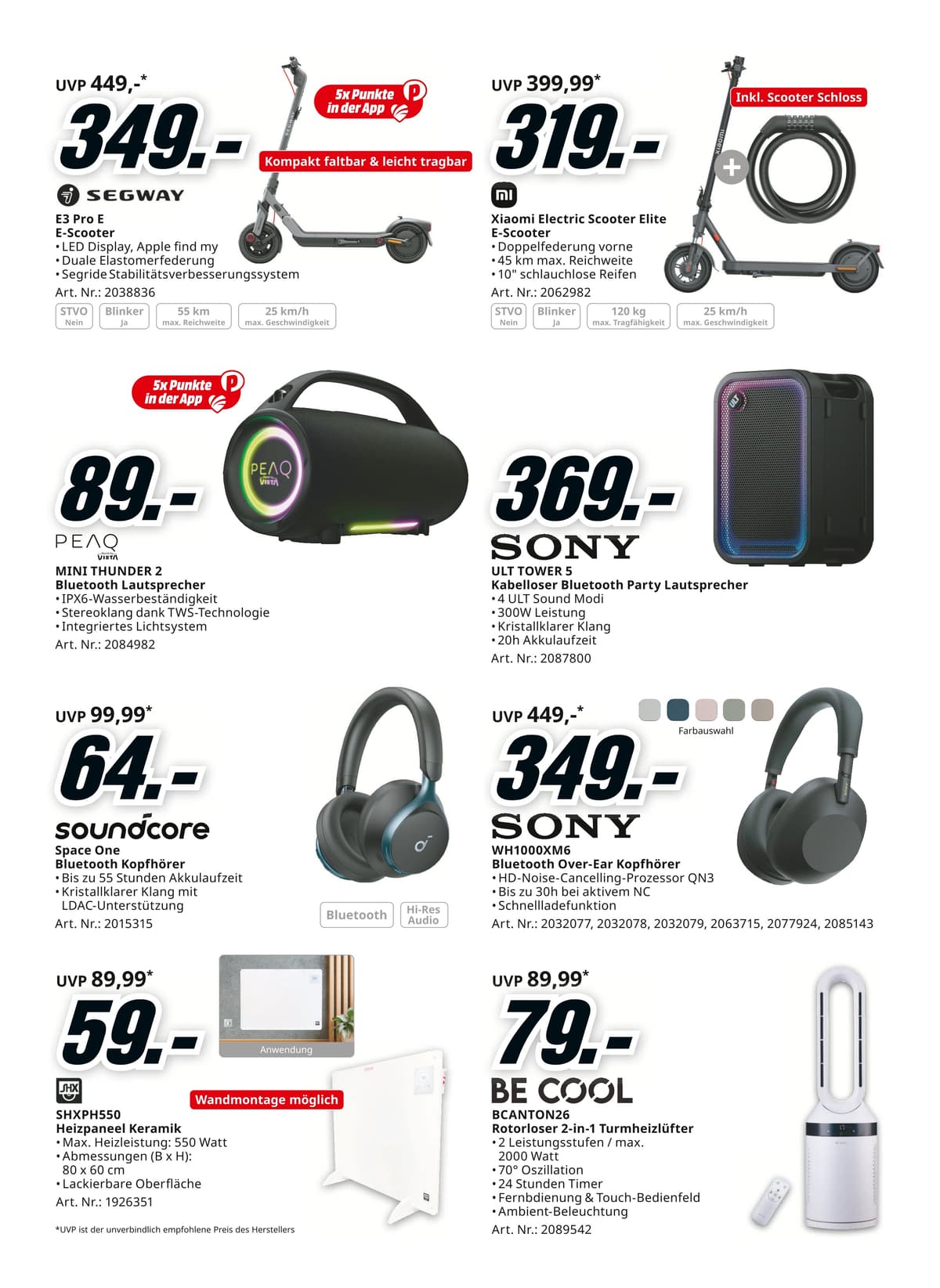 Seite 10 des MediaMarkt Flugblatts – Herbszeit Deals