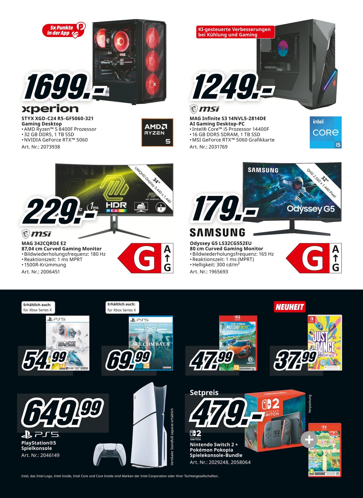 Seite 5 des MediaMarkt Flugblatts – Herbszeit Deals