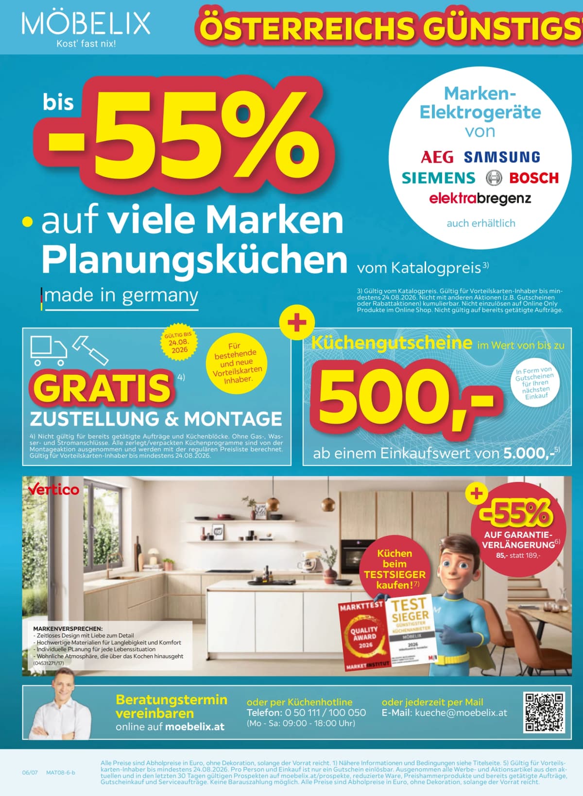 Seite 6 des Möbelix Flugblatts – Aktuelle Angebote ab 23.08.2026.