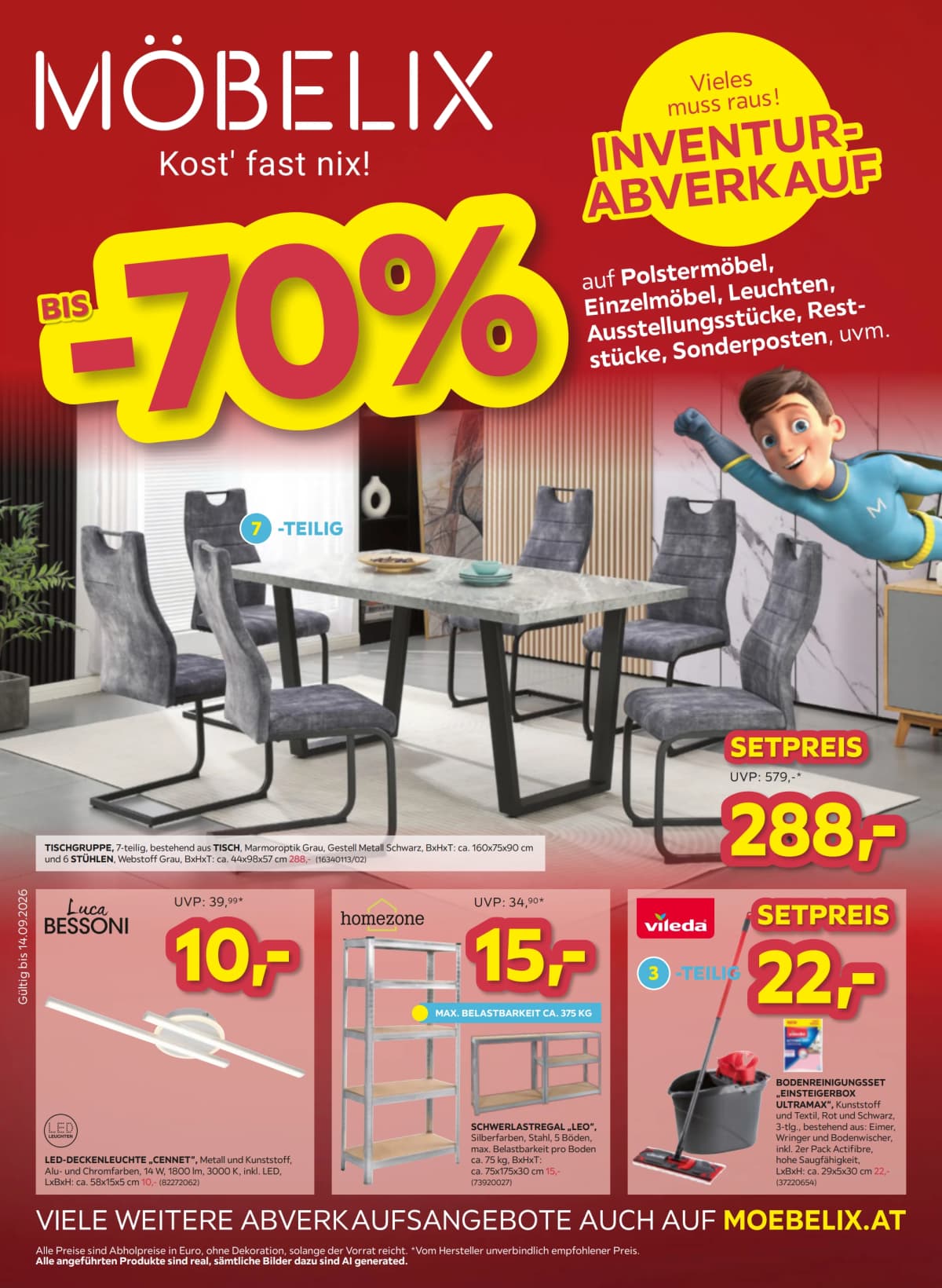 Möbelix Flugblatt ab 08.09.2026. – Bis zu -70%