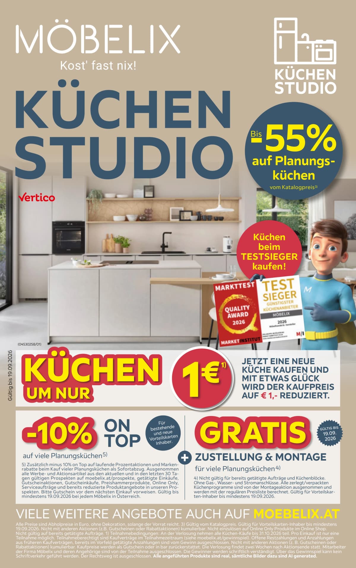 Möbelix Flugblatt ab 08.09.2026. – Küchen