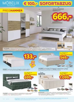 Seite 2 des Möbelix Prospekts 100 € Sofortabzug