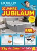 Titelblatt des Möbelix Prospekts 37 Jahre Jubiläum