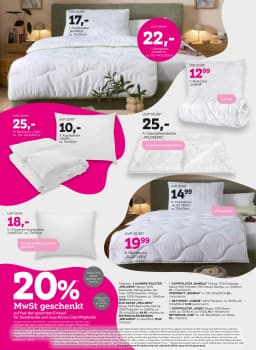 Seite 2 des Mömax Prospekts 20% MwSt. geschenkt