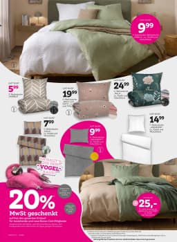 Seite 4 des Mömax Prospekts 20% MwSt. geschenkt