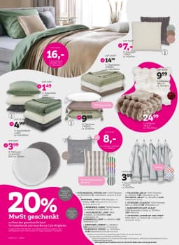 Seite 8 des Mömax Prospekts 20% MwSt. geschenkt