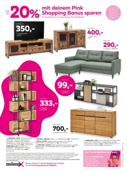 Seite 20 des Mömax Prospekts Bis zu 20%