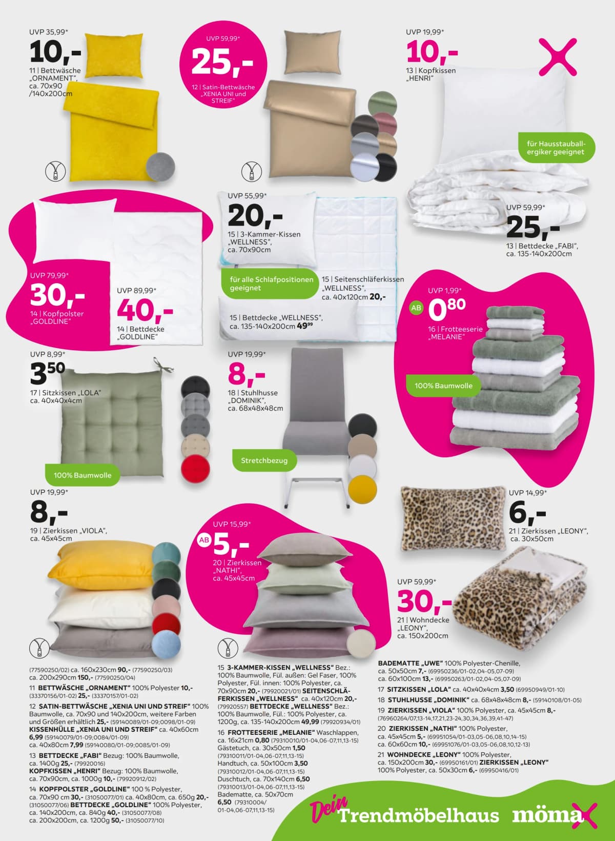 Seite 15 des Mömax Flugblatts – Minus 10%