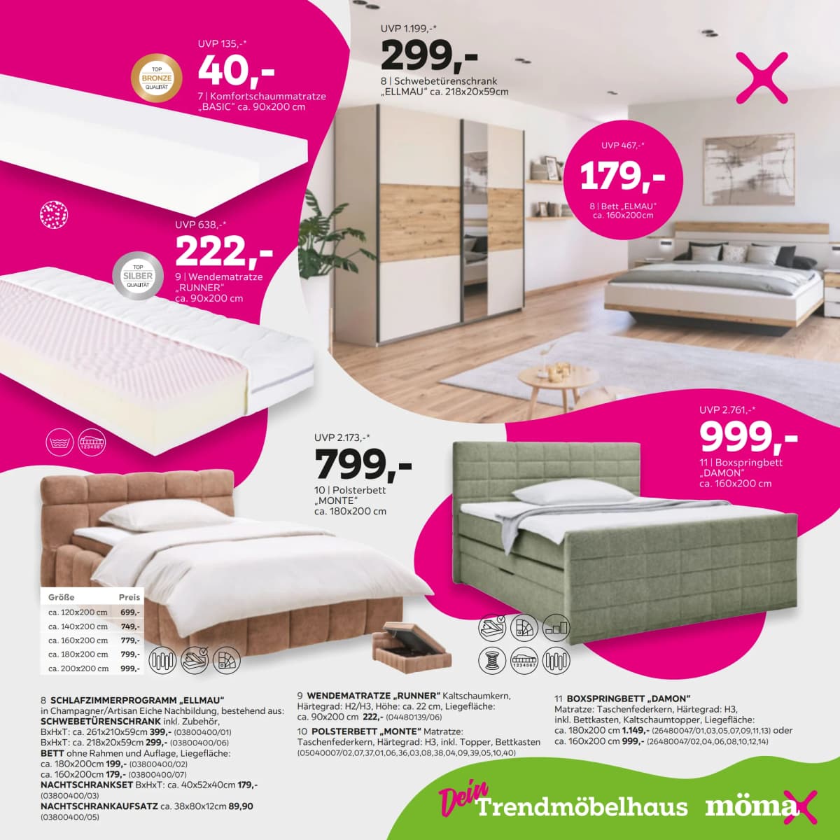 Seite 5 des Mömax Flugblatts – Bis zu 20%