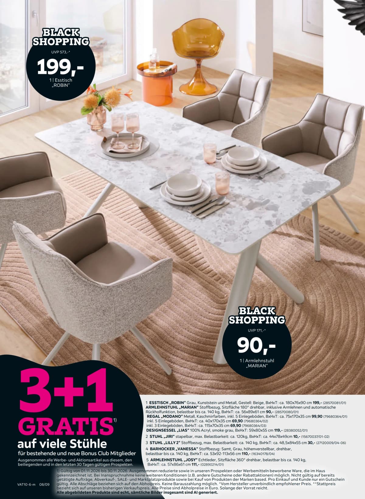 Seite 8 des Mömax Flugblatts – Bis -20%