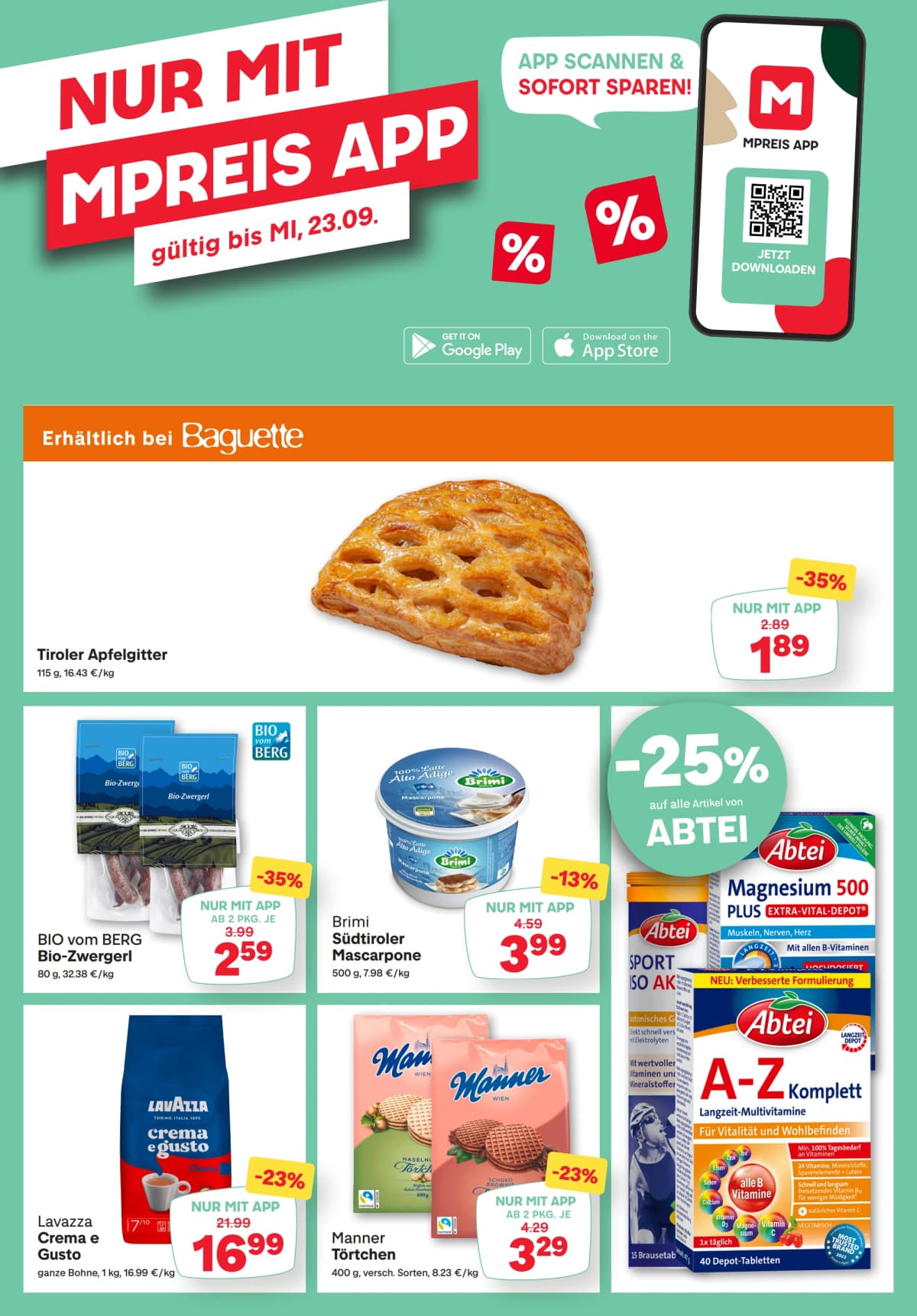 Seite 13 des MPREIS Flugblatts – Aktuelle Angebote