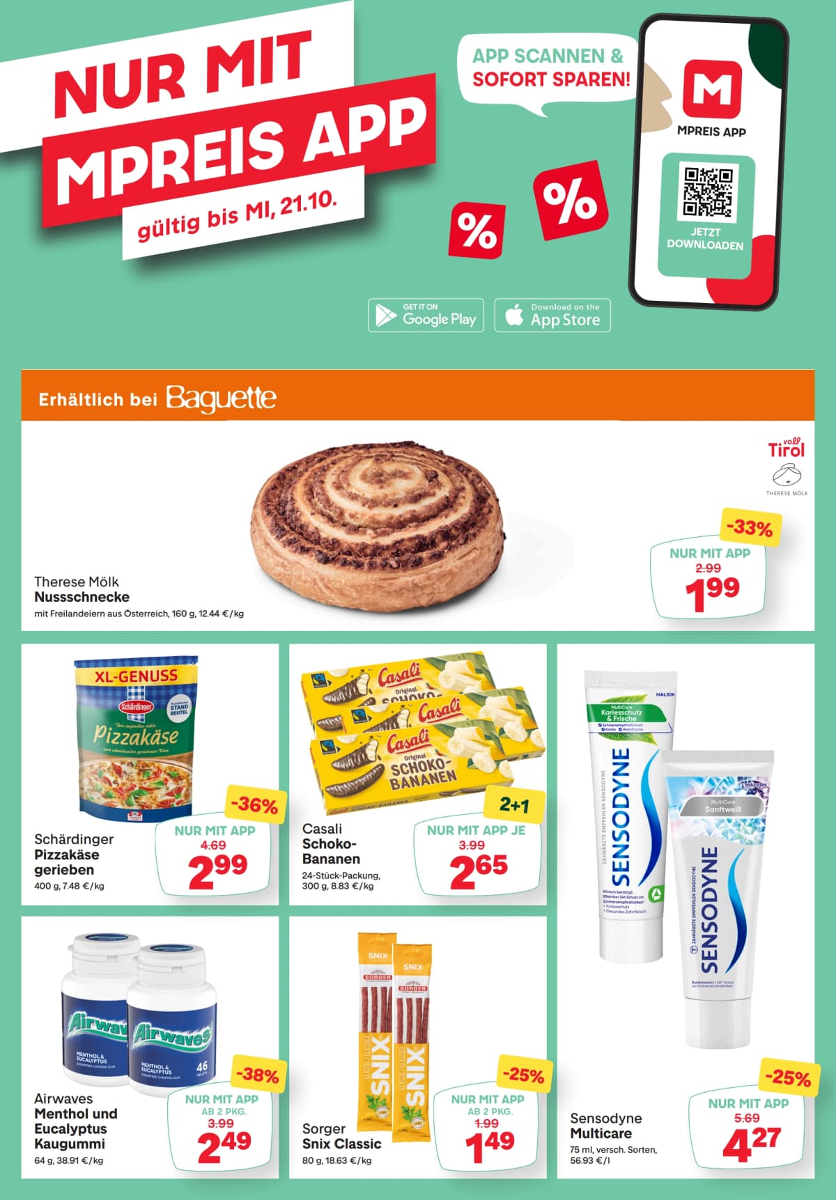 Seite 13 des MPREIS Flugblatts – Aktuelle Angebote