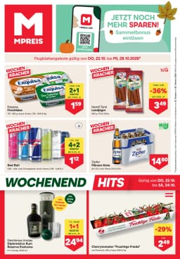 Seite 1 des MPREIS Prospekts Aktuelle Angebote