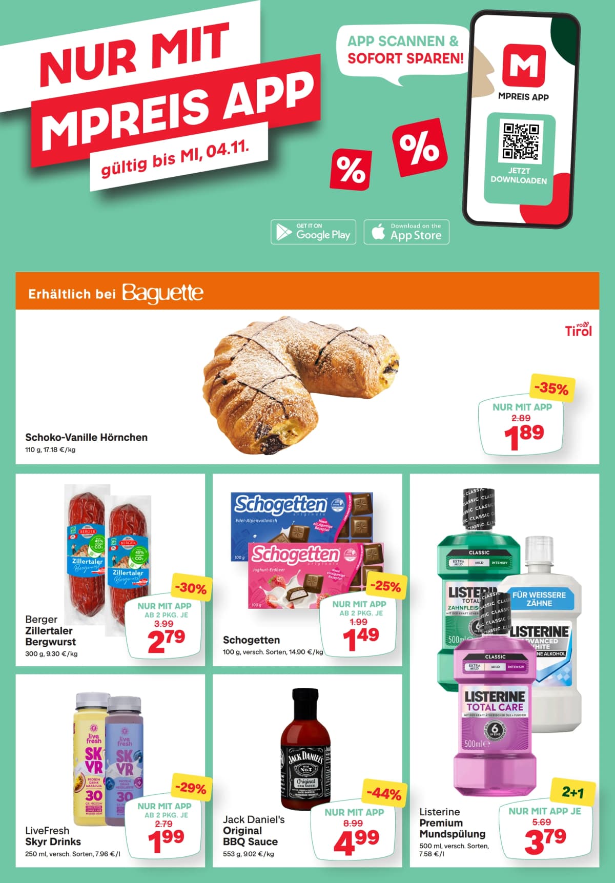 Seite 13 des MPREIS Flugblatts – Aktuelle Angebote
