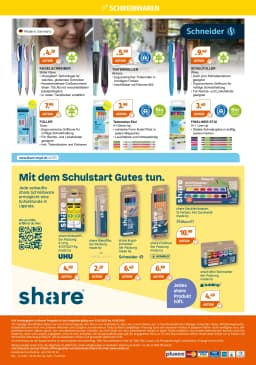 Seite 20 des Müller Prospekts Die Schule ruft