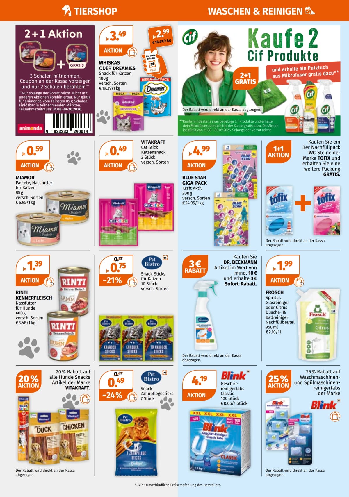 Seite 8 des Müller Flugblatts – Drogerie ab 09.09.2026.