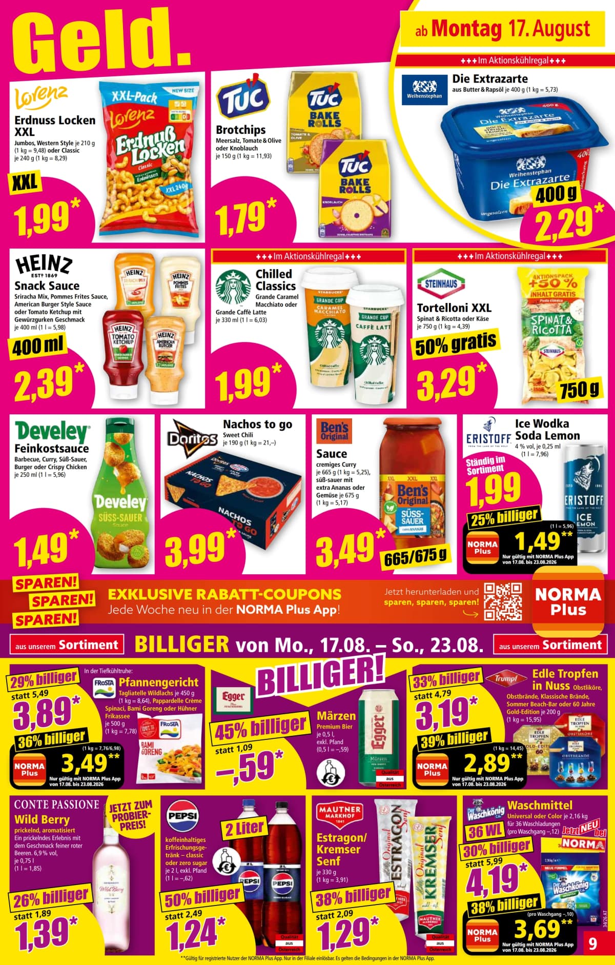 Seite 9 des Norma Flugblatts – Aktuelle Angebote