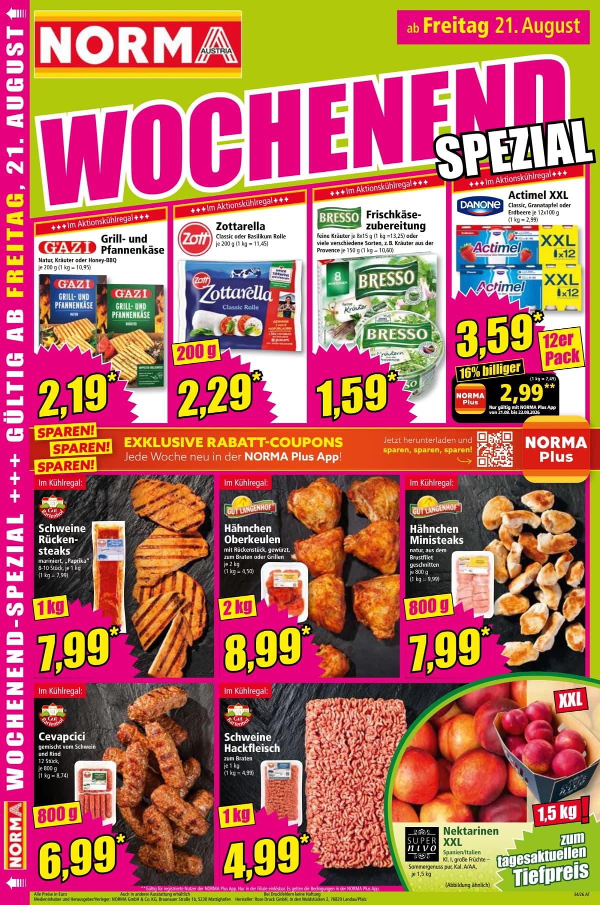 Seite 16 des Norma Flugblatts – Aktuelle Angebote ab 23.08.2026.