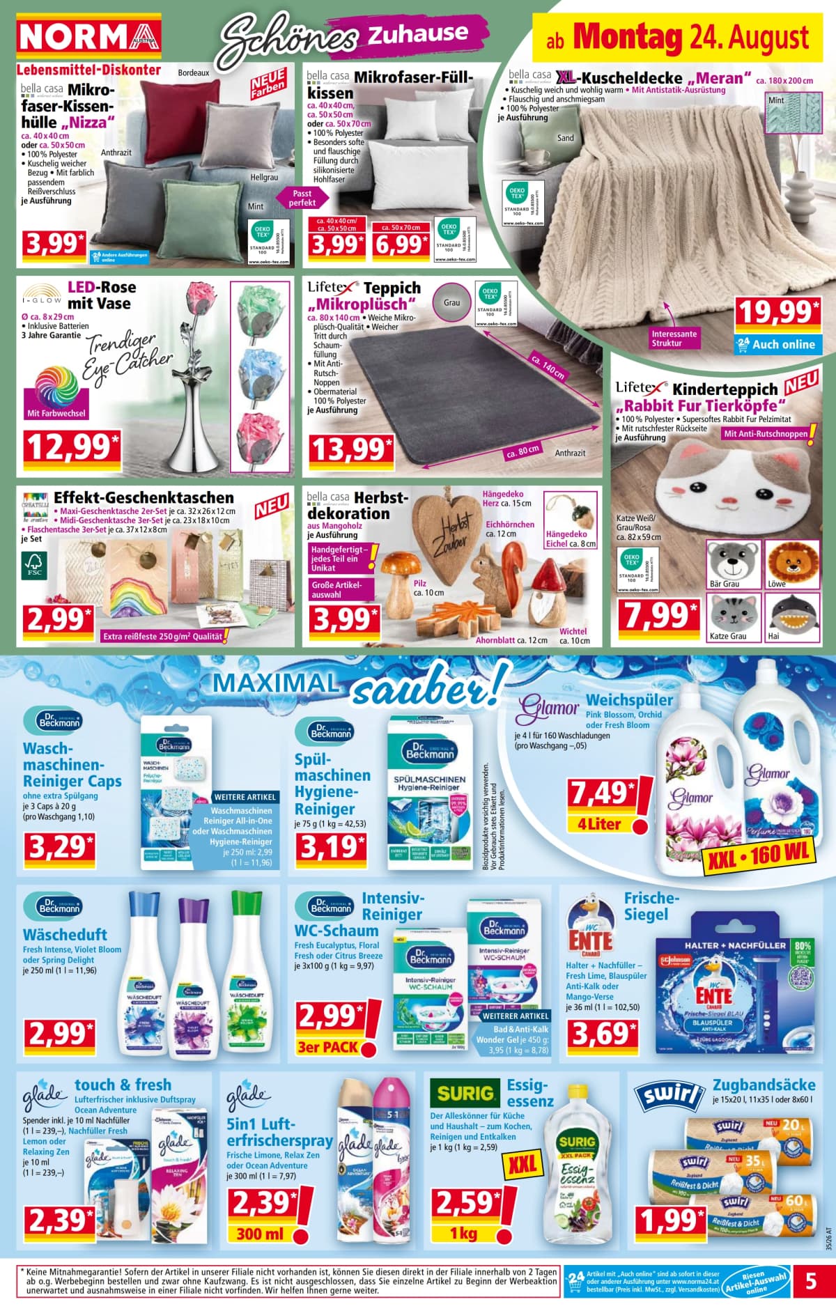 Seite 5 des Norma Flugblatts – Aktuelle Angebote ab 23.08.2026.
