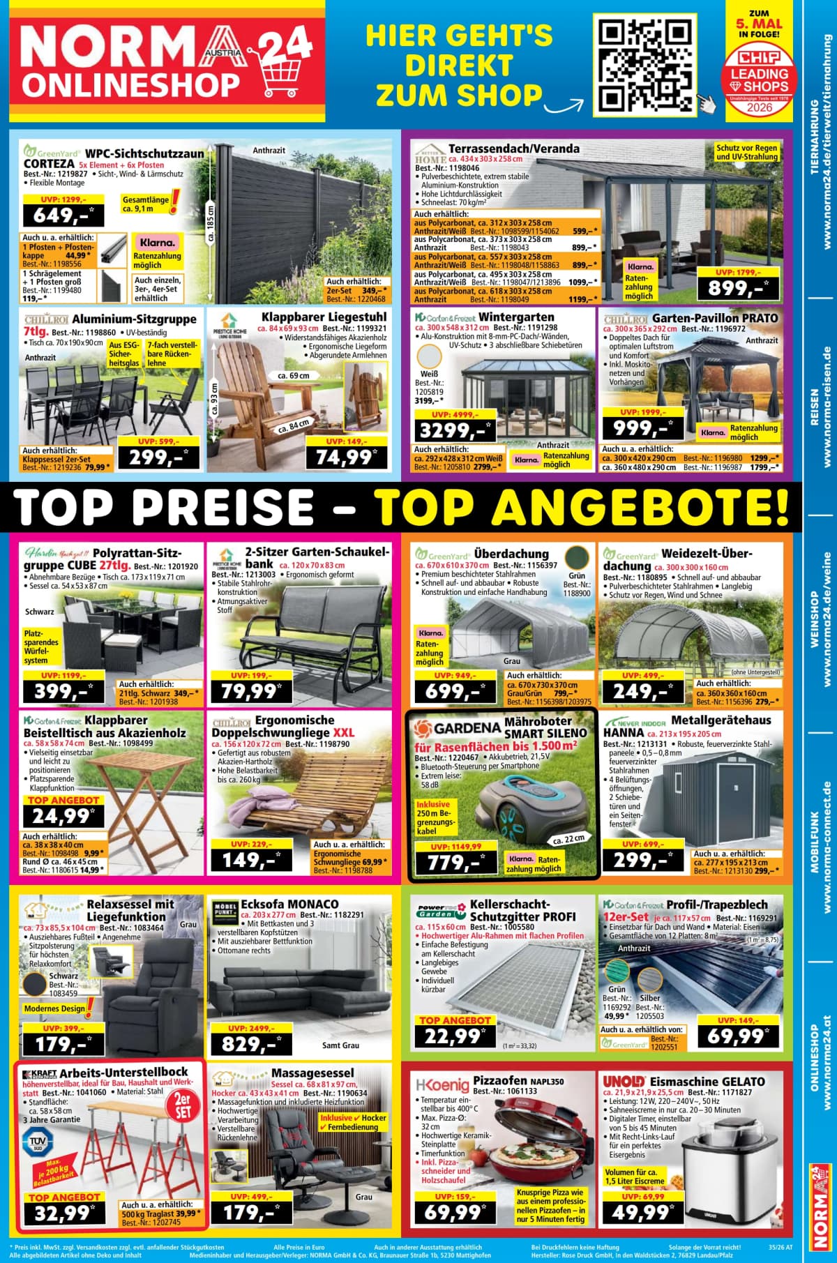 Seite 17 des Norma Flugblatts – Aktuelle Angebote ab 23.08.2026.