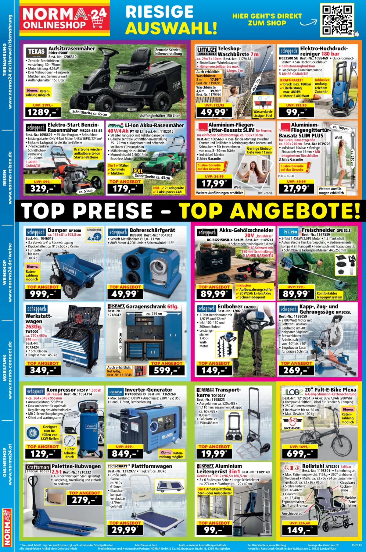 Seite 18 des Norma Flugblatts – Aktuelle Angebote ab 23.08.2026.